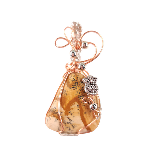 Wire Wrapped Picture Jasper