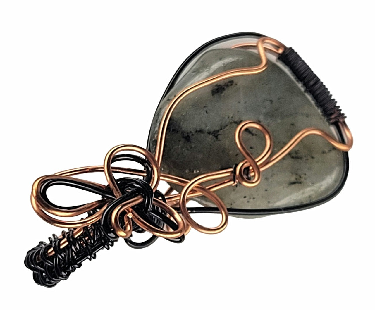 Wire Wrapped Labradorite Pendant