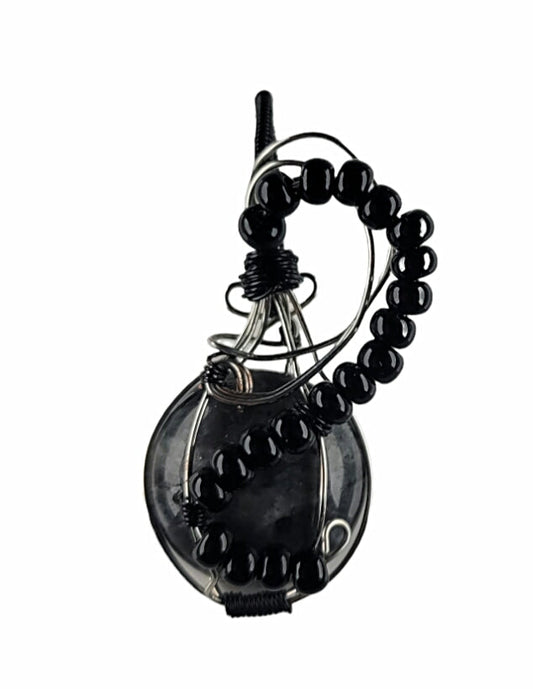 Wire Wrapped Labradorite Pendant